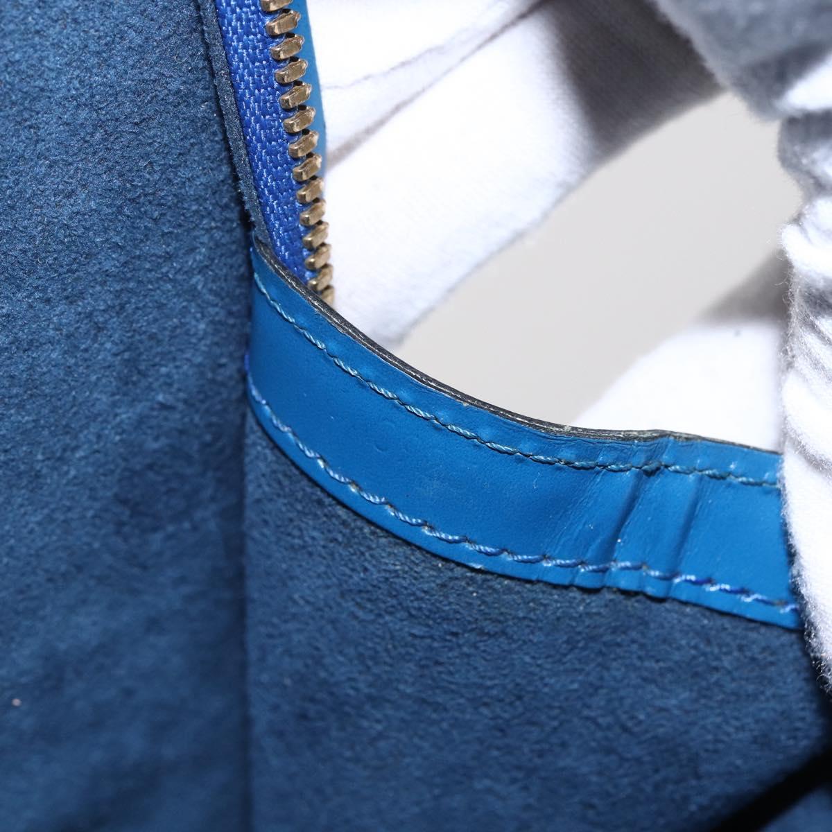 LOUIS VUITTON Epi Lussac Shoulder Bag Blue M52285 LV Auth ep11892