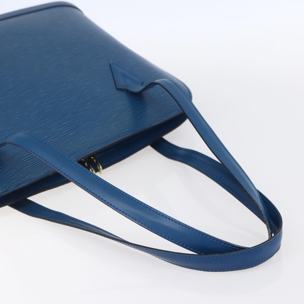 LOUIS VUITTON Epi Lussac Shoulder Bag Blue M52285 LV Auth ep11892