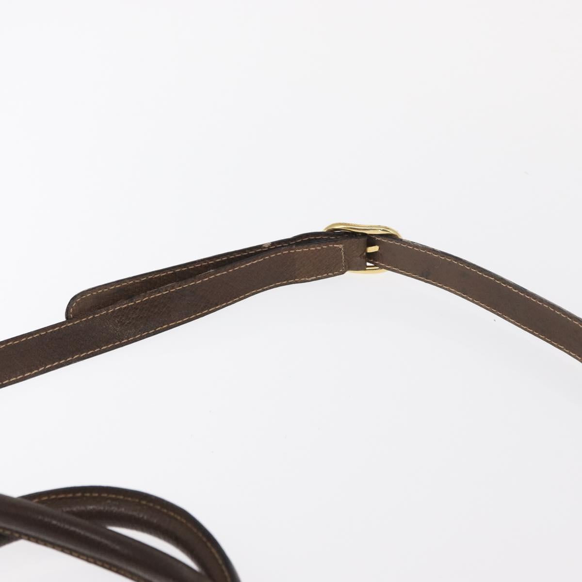 GUCCI GG Supreme Web Sherry Line Bag PVC 2way Beige Gold 41 02 039 Auth ep11903