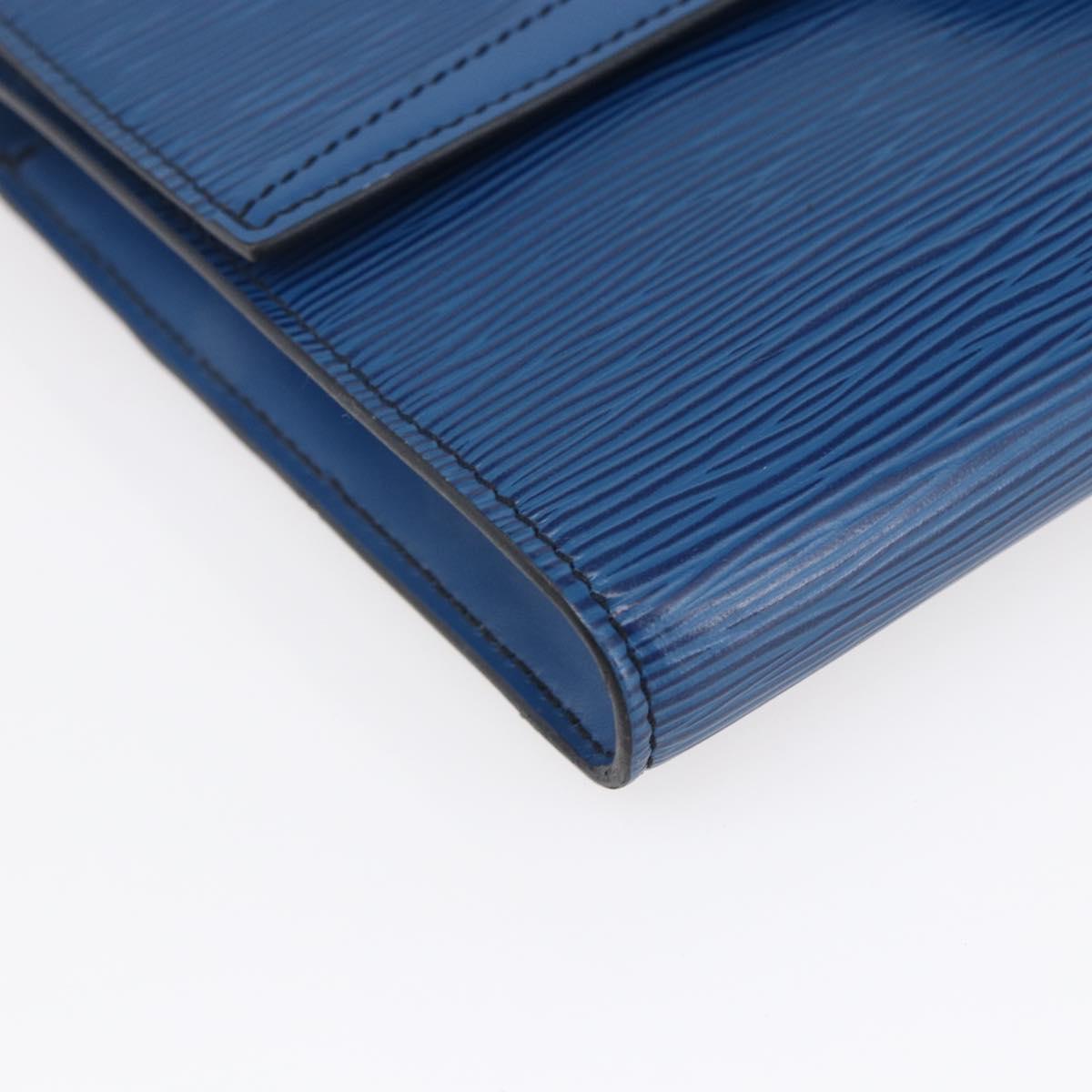 LOUIS VUITTON Epi Pochette Arche Shoulder Bag Blue M52575 LV Auth ep11919