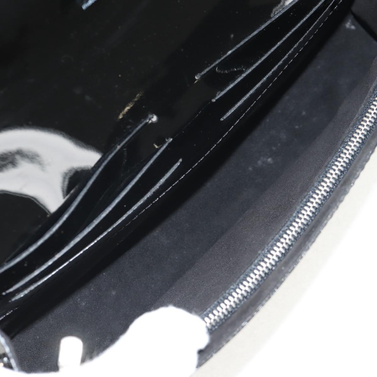 LOUIS VUITTON Electric Epi Pochette Sevigne Bag Black M4055N LV Auth ep11924