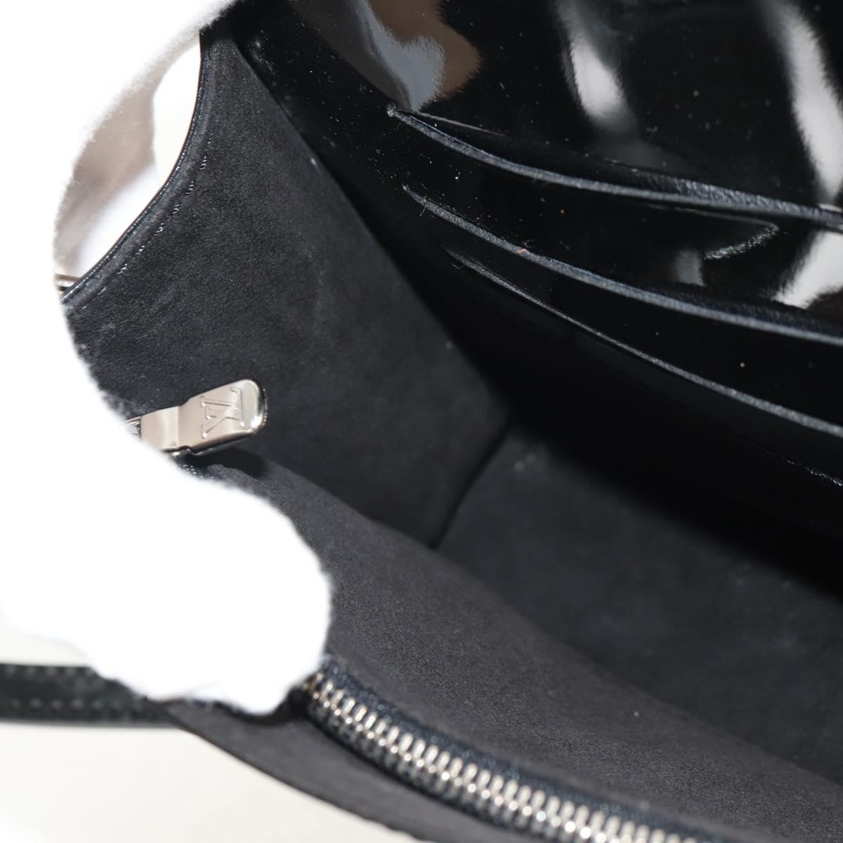 LOUIS VUITTON Electric Epi Pochette Sevigne Bag Black M4055N LV Auth ep11924