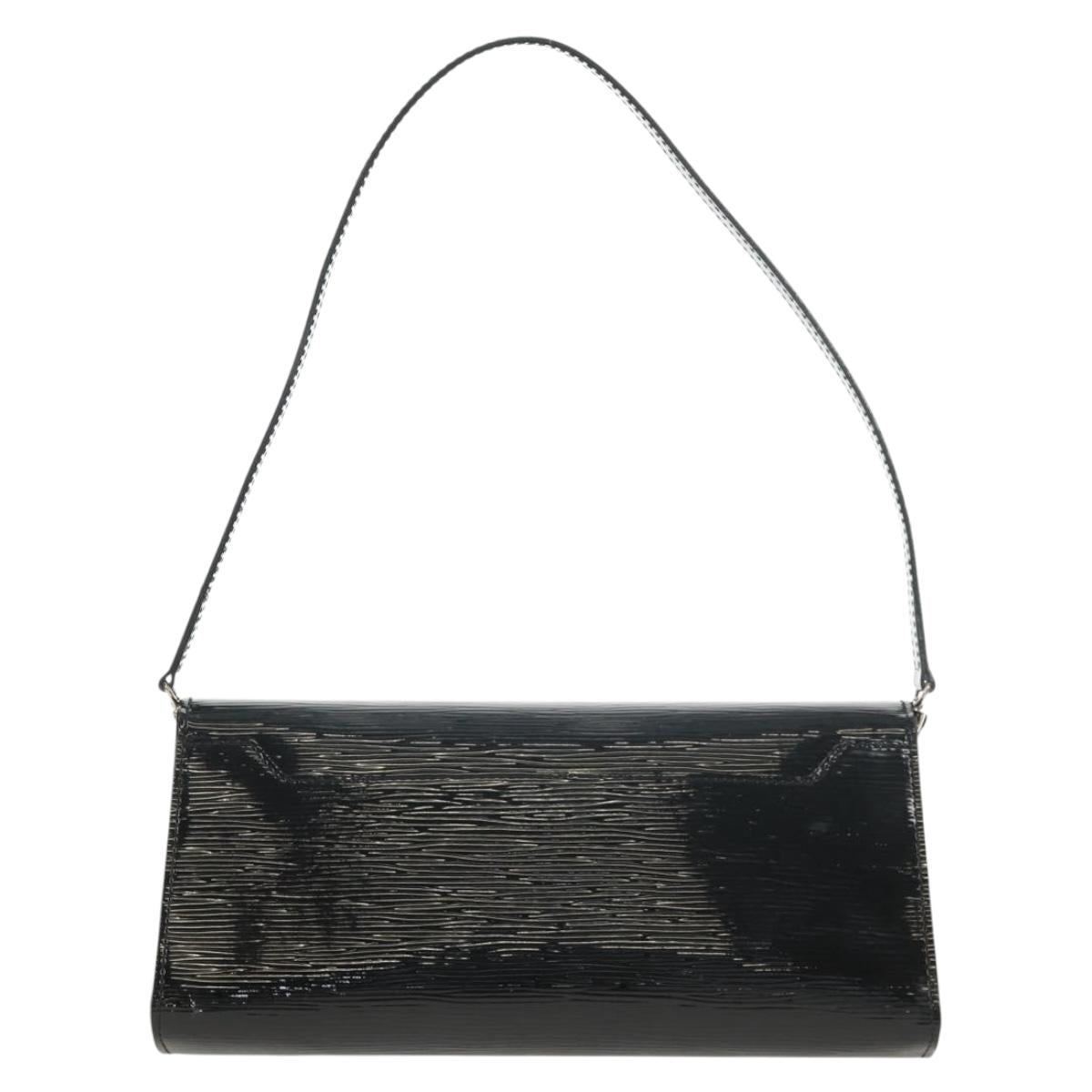 LOUIS VUITTON Electric Epi Pochette Sevigne Bag Black M4055N LV Auth ep11924