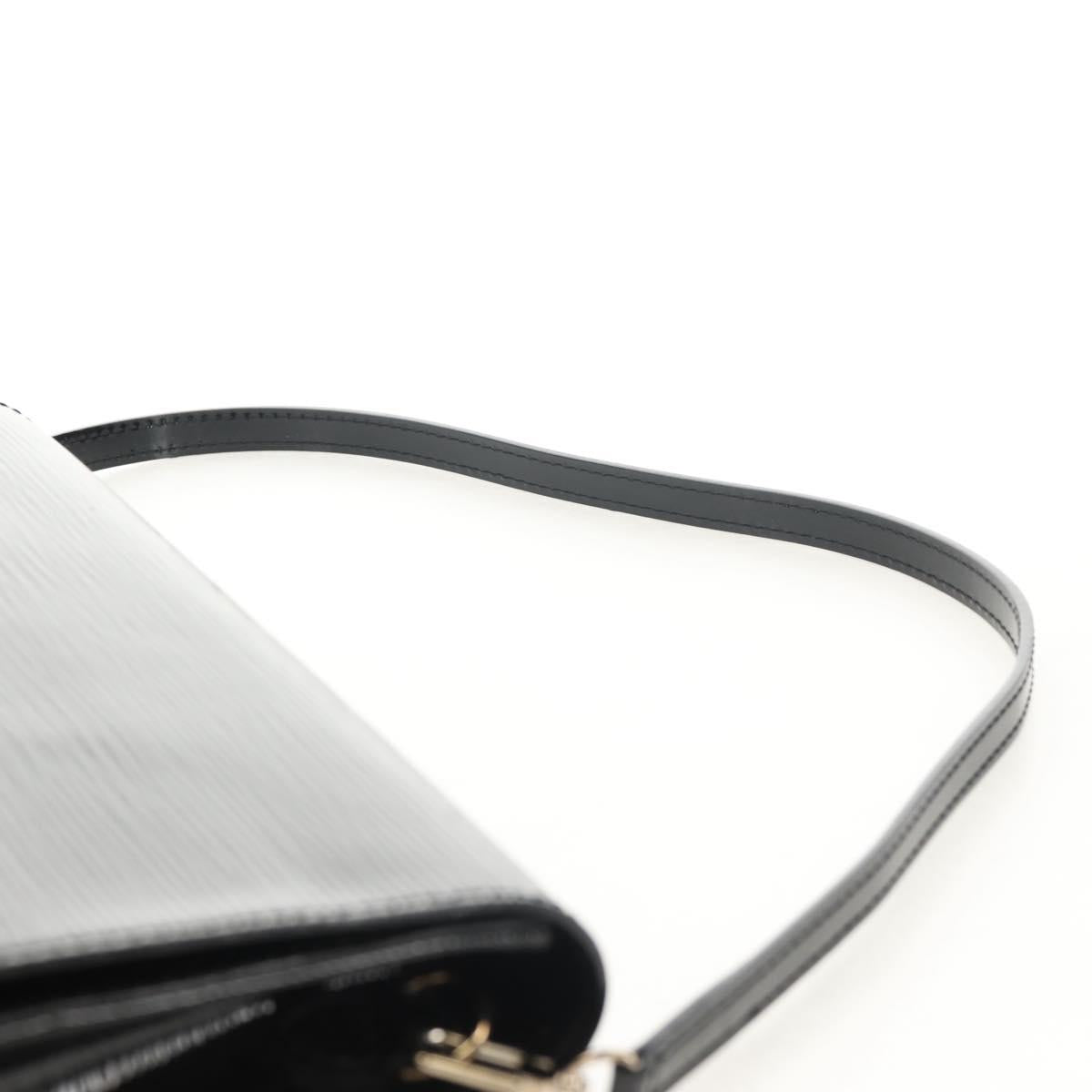 LOUIS VUITTON Electric Epi Pochette Sevigne Bag Black M4055N LV Auth ep11924