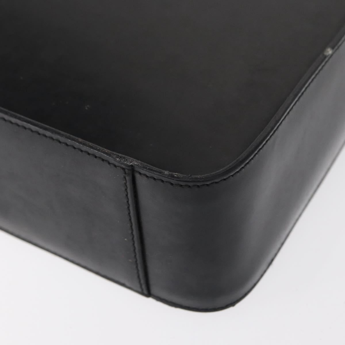 GUCCI Shoulder Bag Patent leather Black Silver 001 3032 Auth ep11927