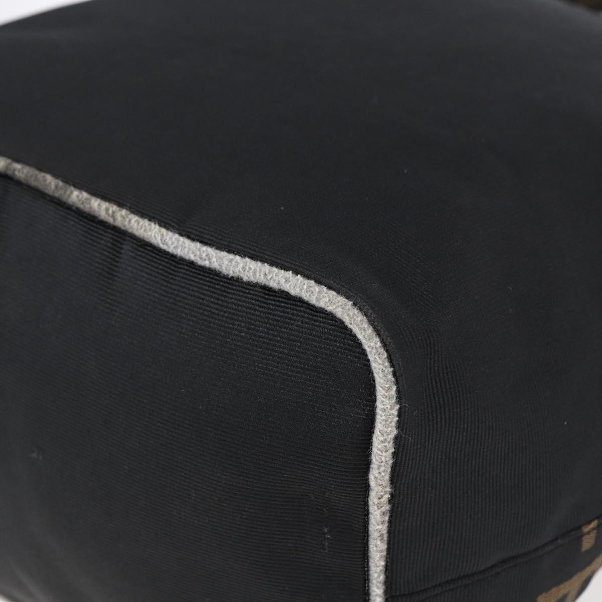 FENDI Hand Bag Nylon Black Auth ep11928