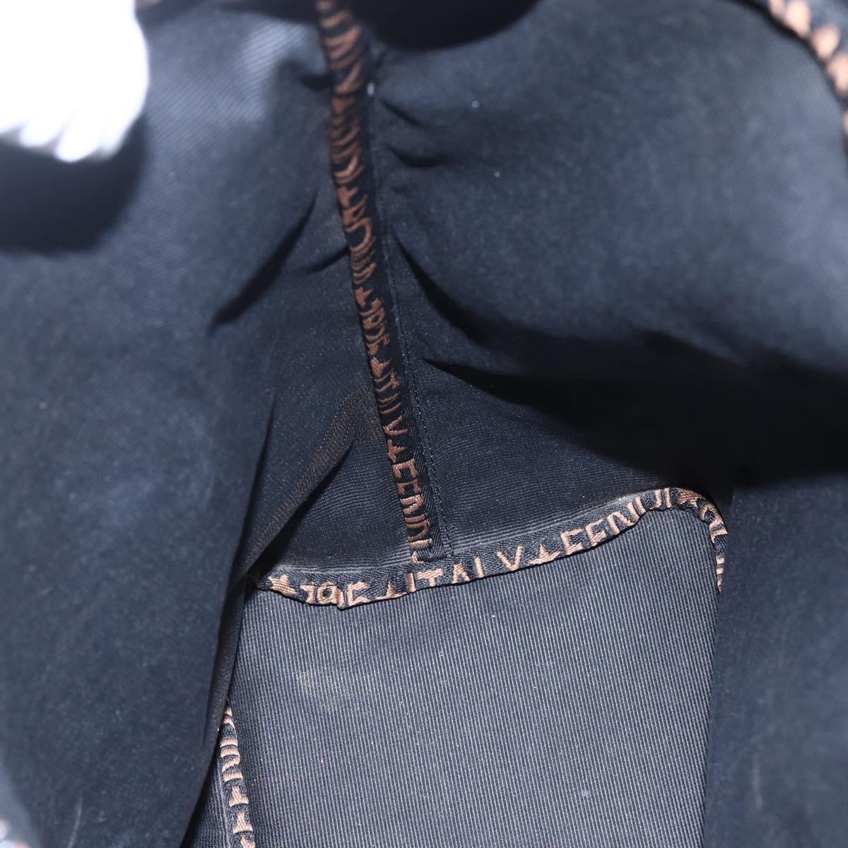 FENDI Hand Bag Nylon Black Auth ep11928