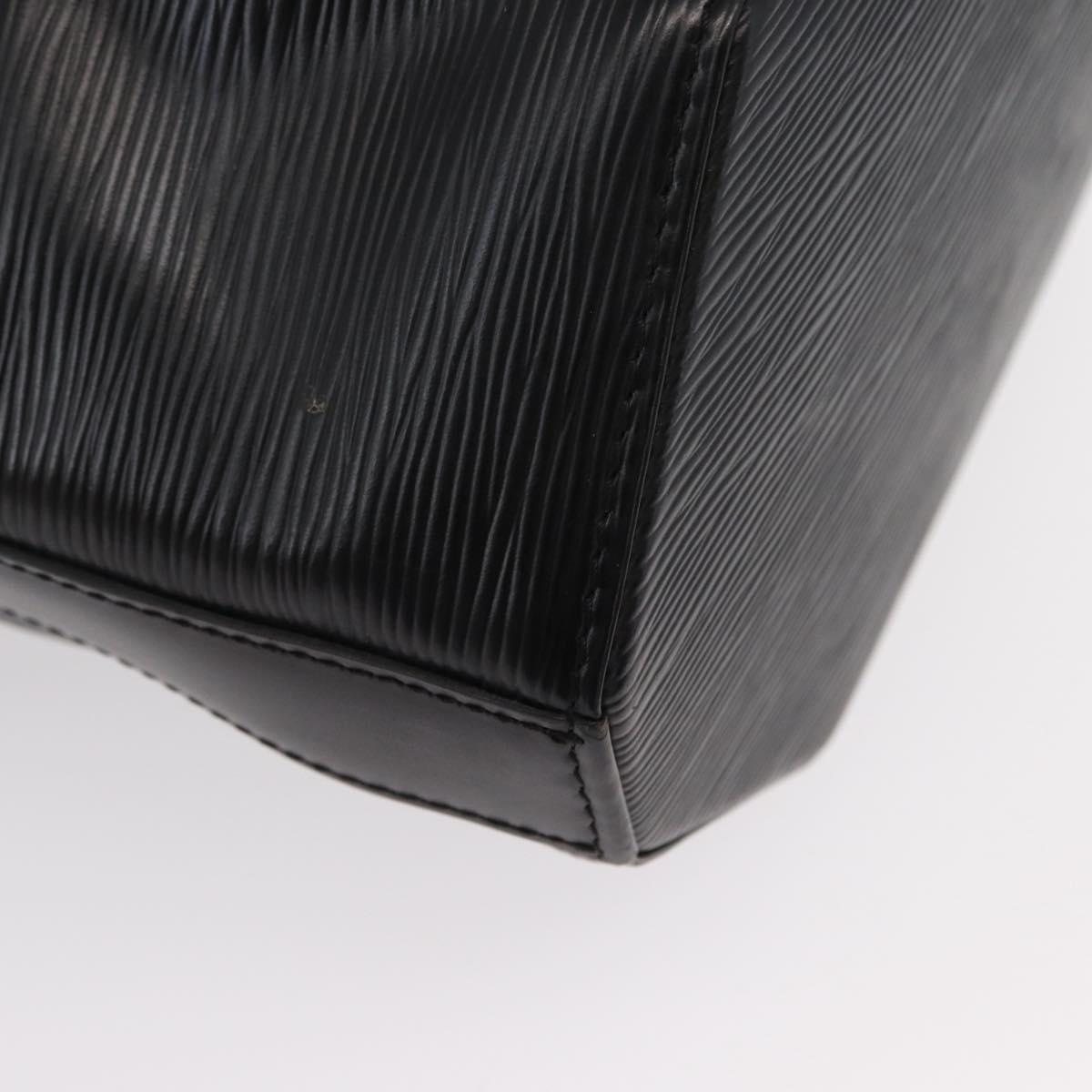 LOUIS VUITTON Epi Sac Depaule GM Shoulder Bag Black M80155 LV Auth ep11935