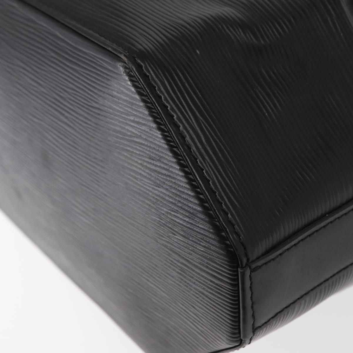 LOUIS VUITTON Epi Sac Depaule GM Shoulder Bag Black M80155 LV Auth ep11935