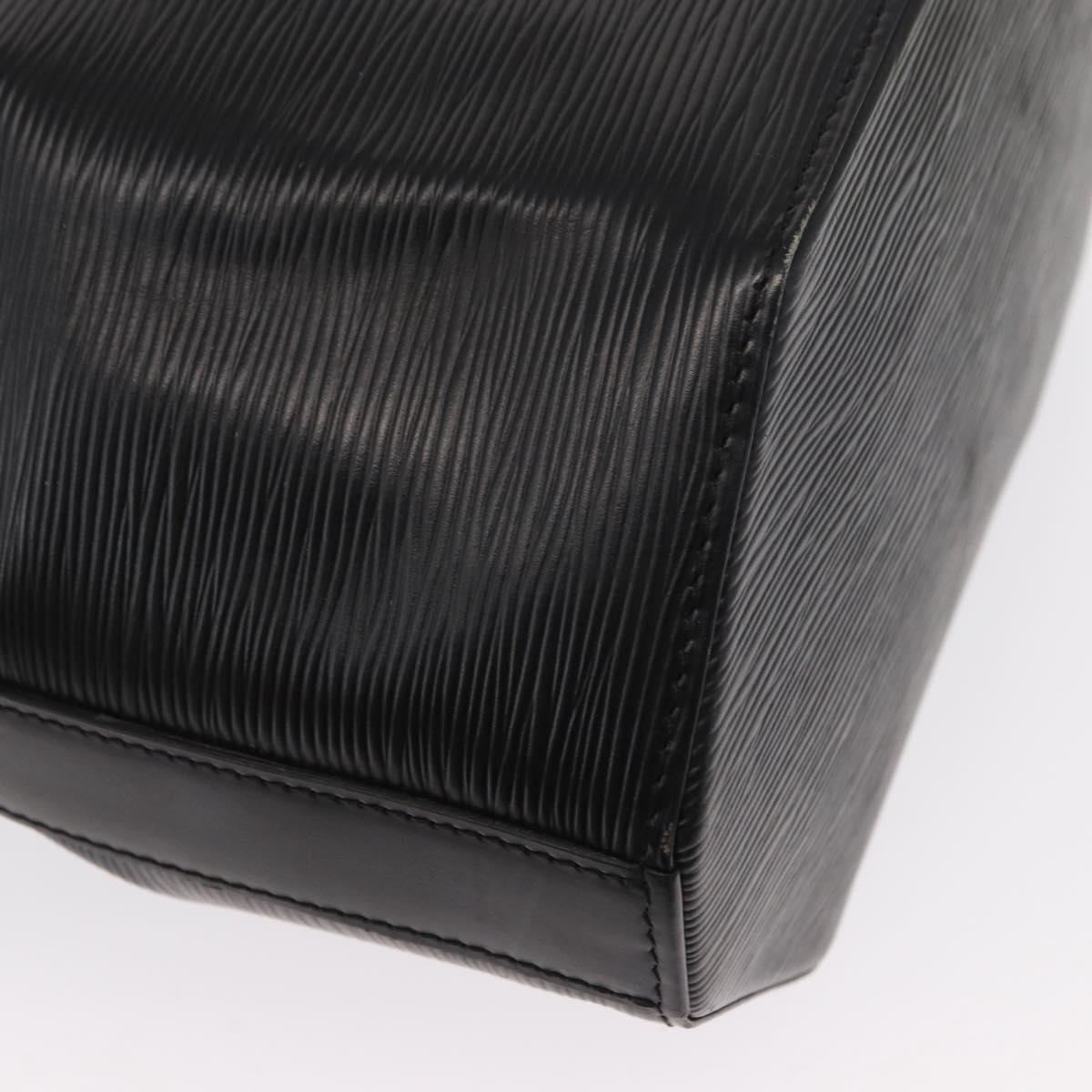 LOUIS VUITTON Epi Sac Depaule GM Shoulder Bag Black M80155 LV Auth ep11935