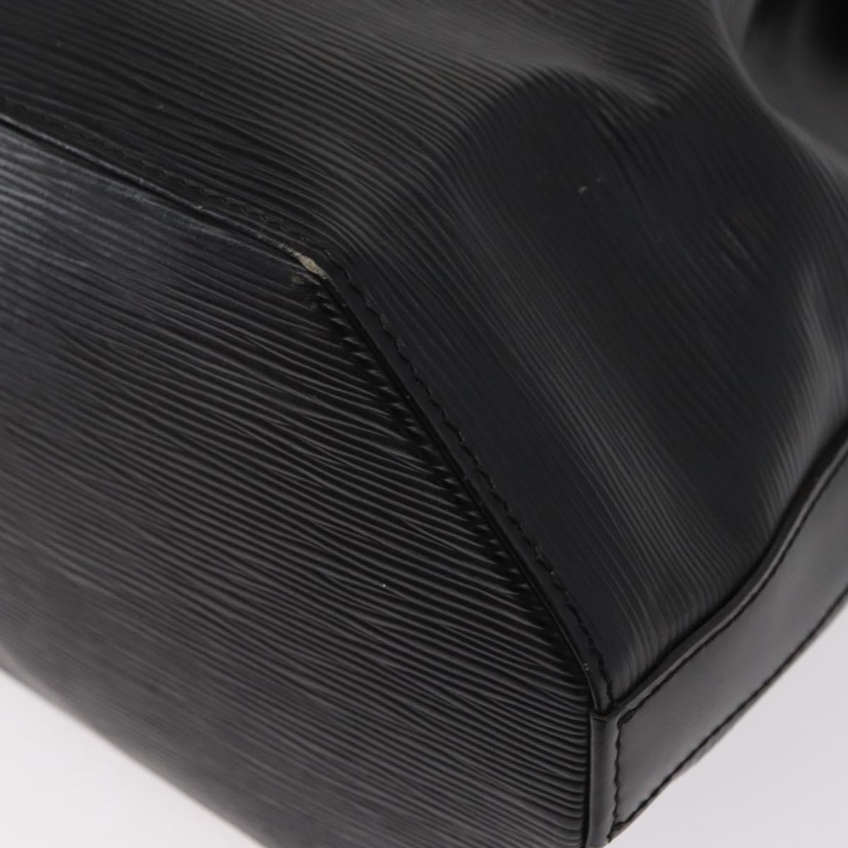 LOUIS VUITTON Epi Sac Depaule GM Shoulder Bag Black M80155 LV Auth ep11935