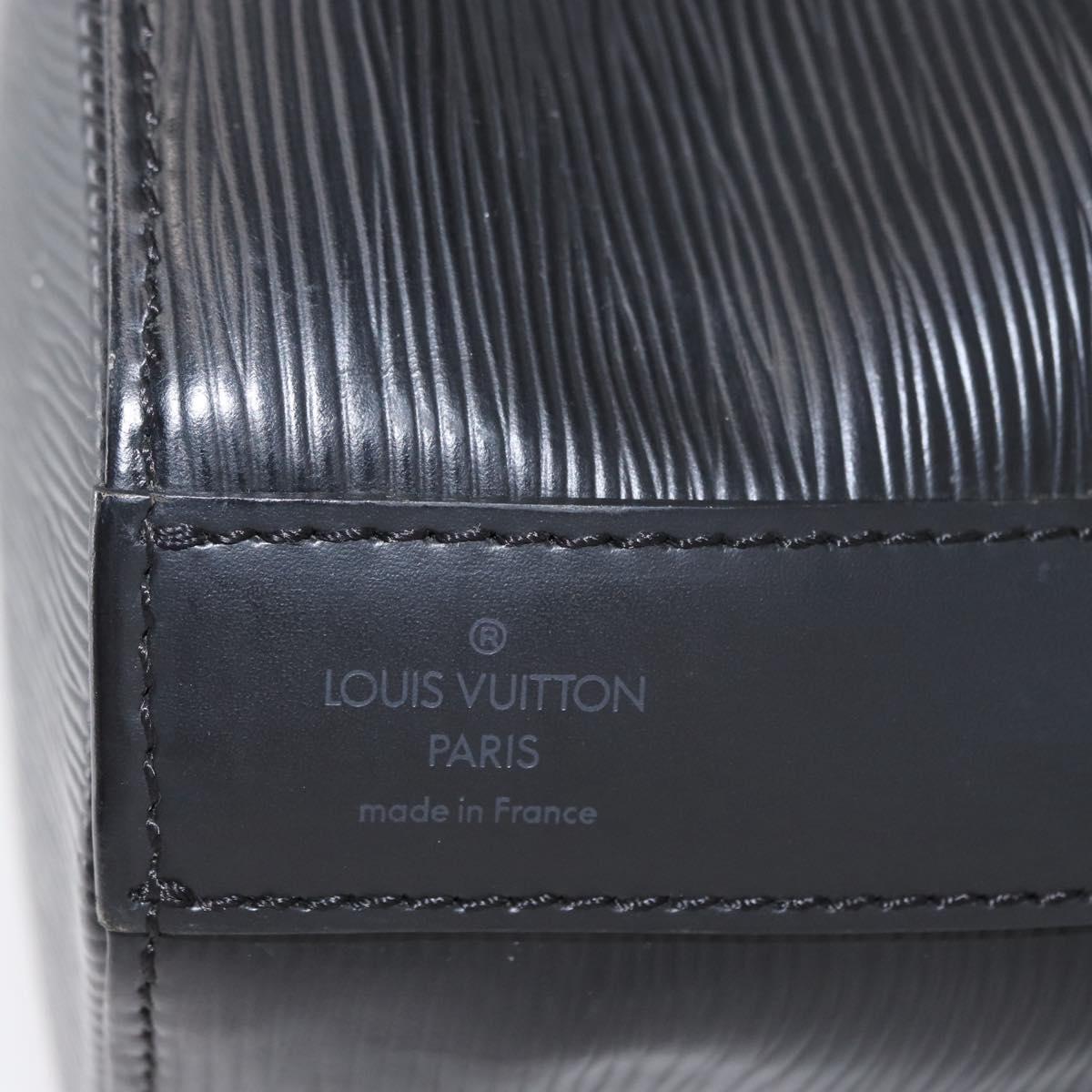 LOUIS VUITTON Epi Sac Depaule GM Shoulder Bag Black M80155 LV Auth ep11935