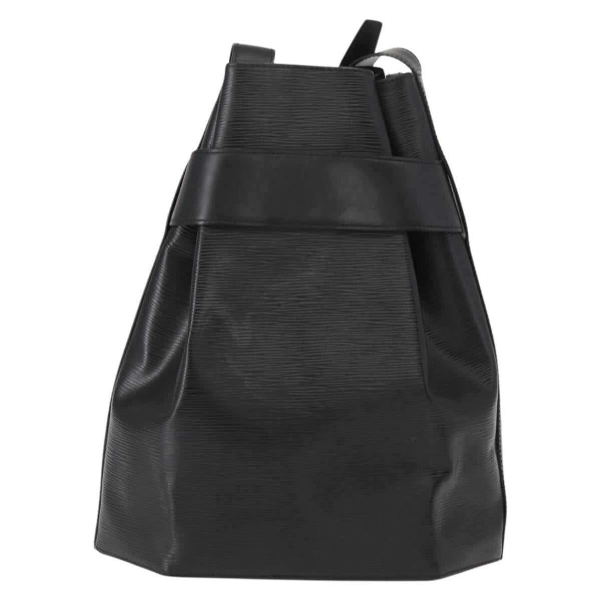 LOUIS VUITTON Epi Sac Depaule GM Shoulder Bag Black M80155 LV Auth ep11935