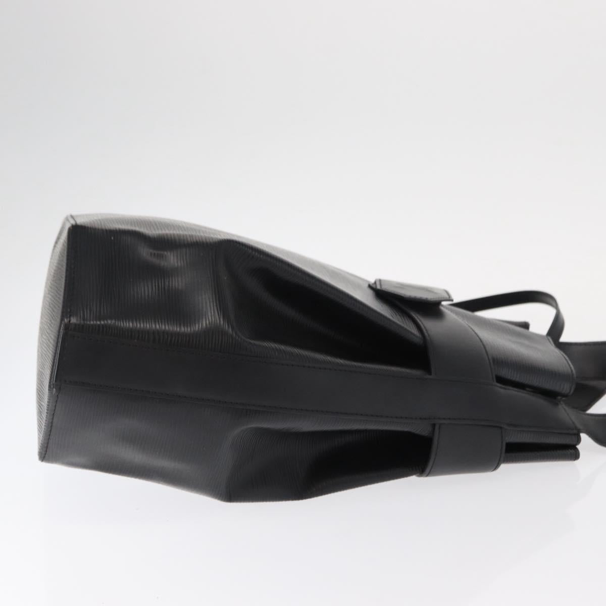 LOUIS VUITTON Epi Sac Depaule GM Shoulder Bag Black M80155 LV Auth ep11935