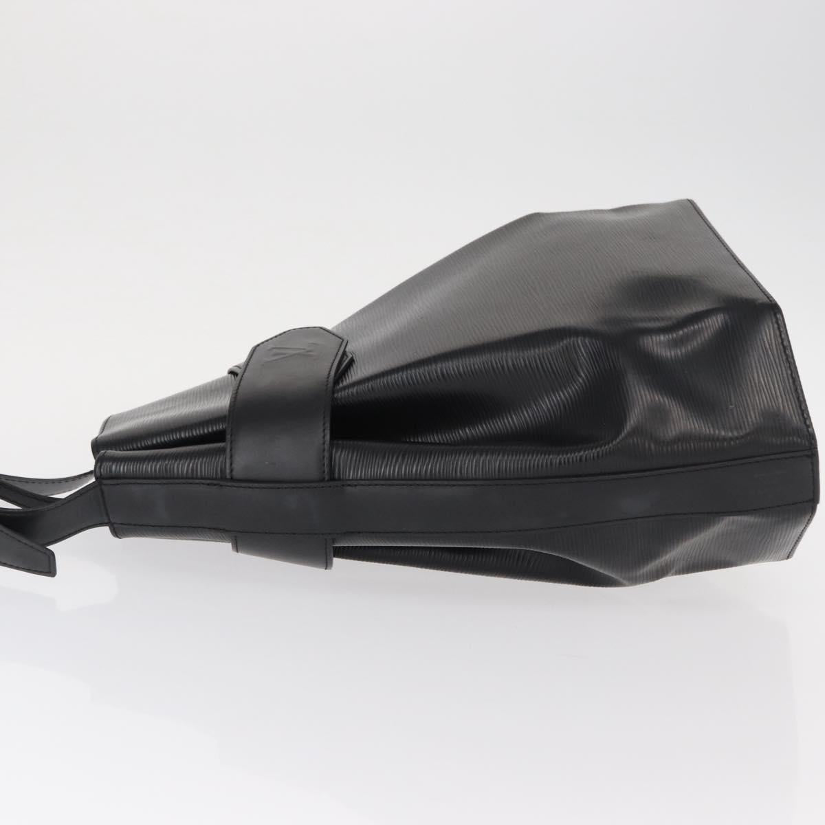 LOUIS VUITTON Epi Sac Depaule GM Shoulder Bag Black M80155 LV Auth ep11935