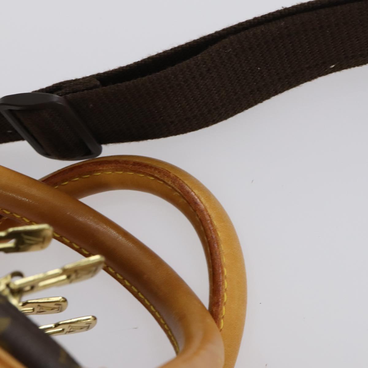 LOUIS VUITTON Monogram Alize de Poche Boston Bag 2way M41392 LV Auth ep11950