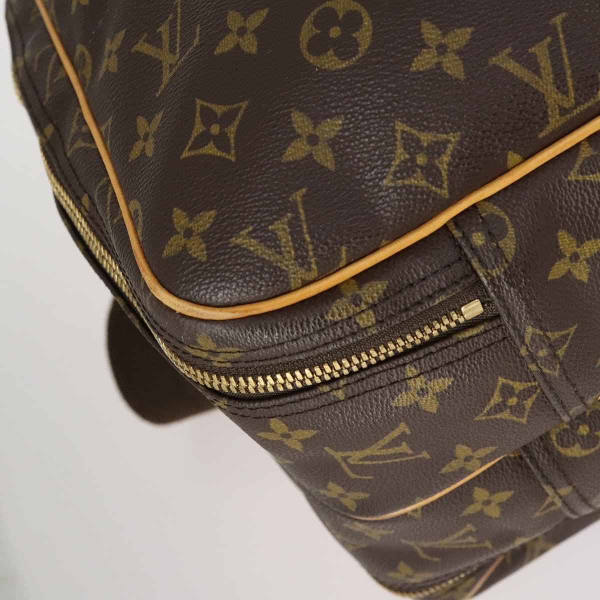 LOUIS VUITTON Monogram Alize de Poche Boston Bag 2way M41392 LV Auth ep11950