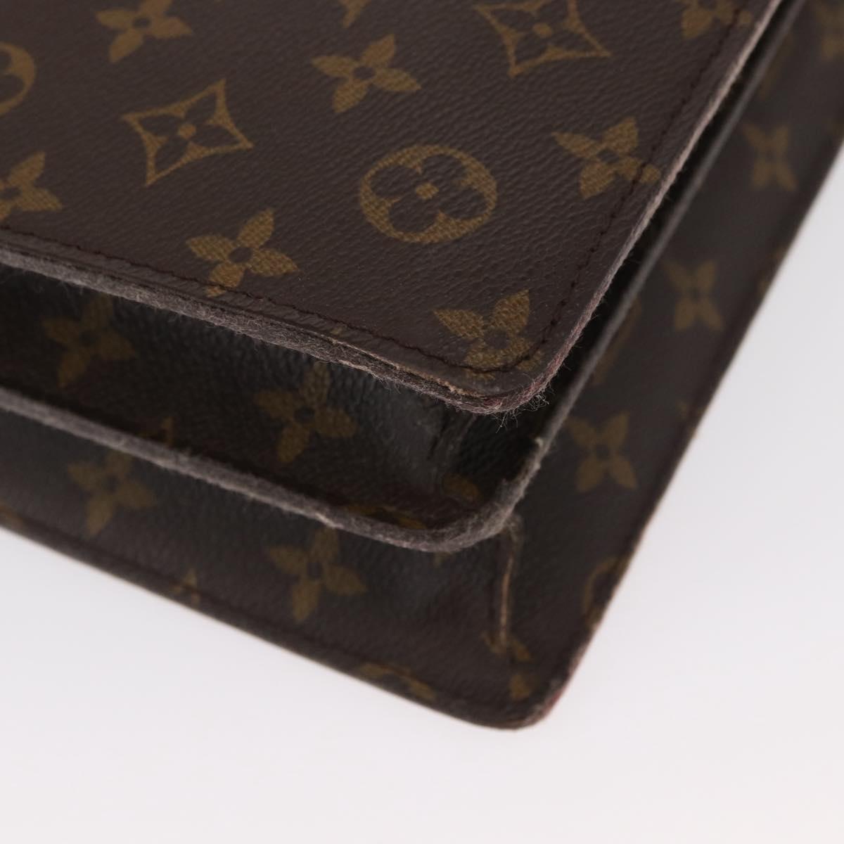 LOUIS VUITTON Monogram Serviette Conseiller Briefcase M53331 LV Auth ep11966
