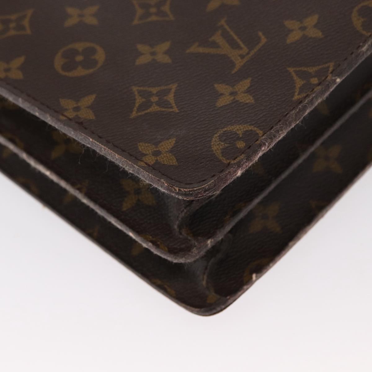 LOUIS VUITTON Monogram Serviette Conseiller Briefcase M53331 LV Auth ep11966