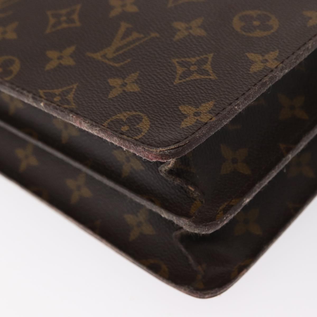 LOUIS VUITTON Monogram Serviette Conseiller Briefcase M53331 LV Auth ep11966