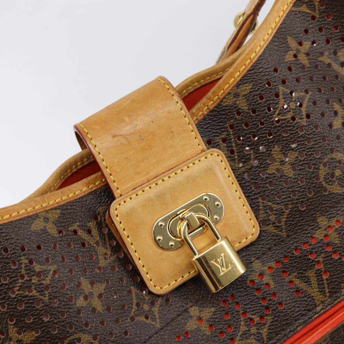 LOUIS VUITTON Monogram Perfo Musette Shoulder Bag Green M95173 LV Auth ep11967