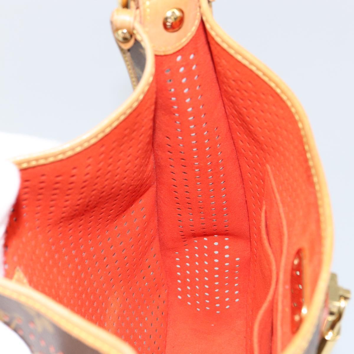 LOUIS VUITTON Monogram Perfo Musette Shoulder Bag Green M95173 LV Auth ep11967