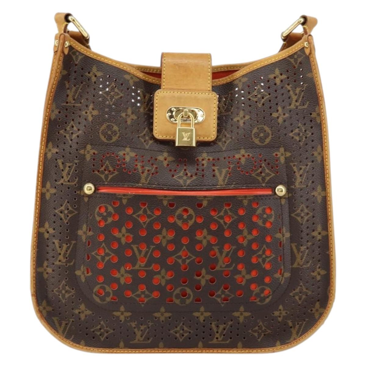 LOUIS VUITTON Monogram Perfo Musette Shoulder Bag Green M95173 LV Auth ep11967