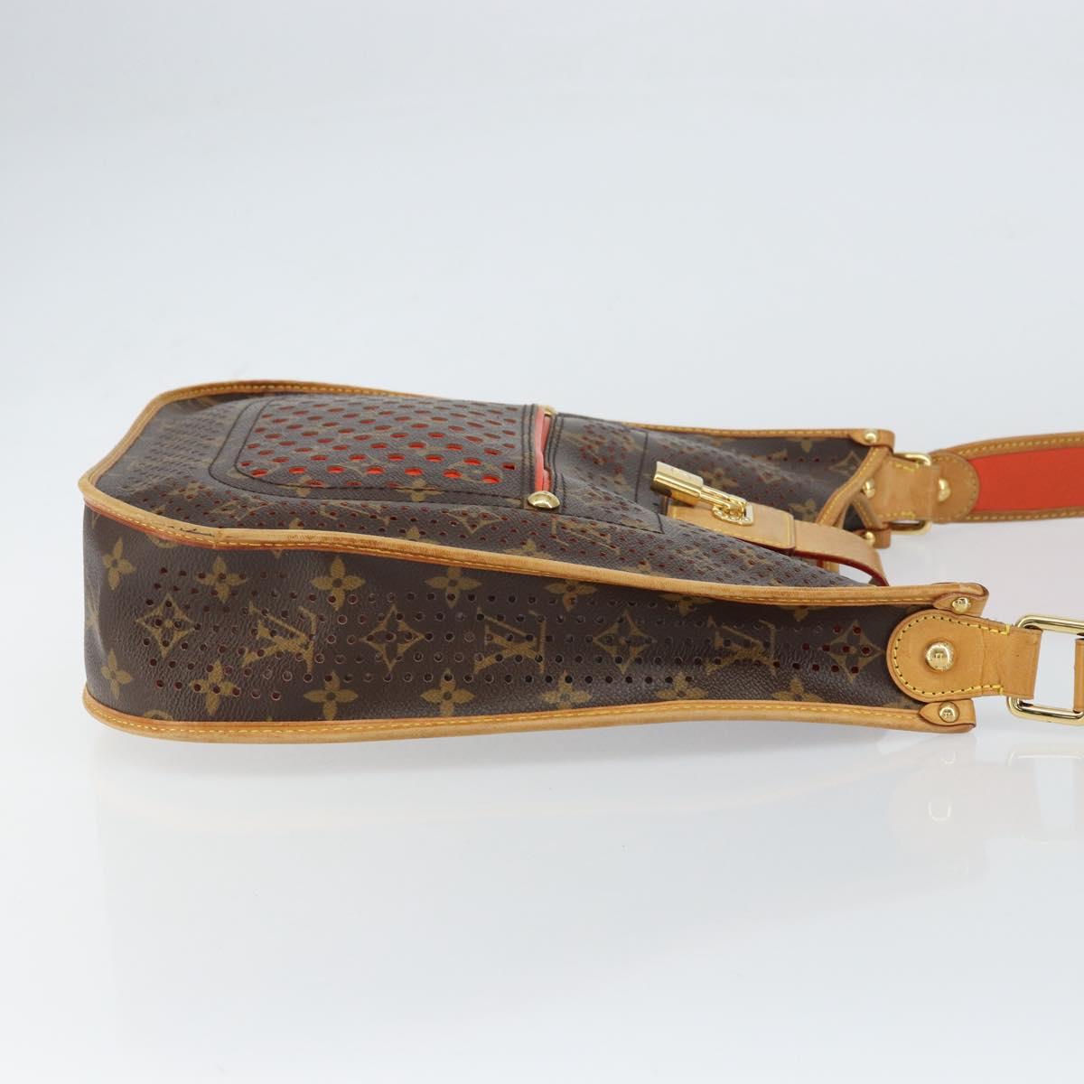 LOUIS VUITTON Monogram Perfo Musette Shoulder Bag Green M95173 LV Auth ep11967