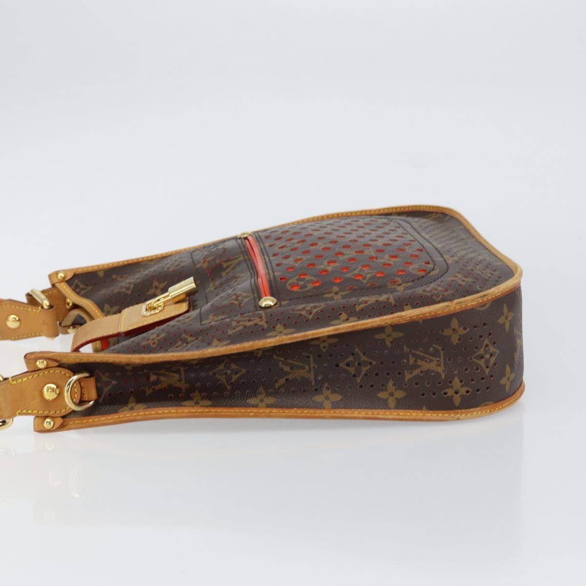 LOUIS VUITTON Monogram Perfo Musette Shoulder Bag Green M95173 LV Auth ep11967