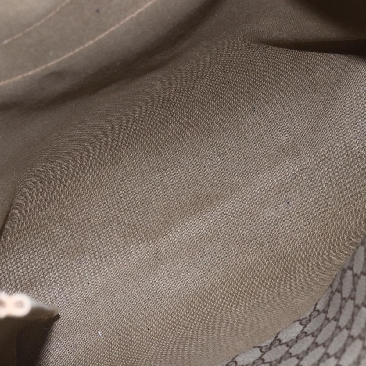 GUCCI GG Supreme Web Sherry Line Tote Bag PVC Beige Gold 39 02 091 Auth ep11968