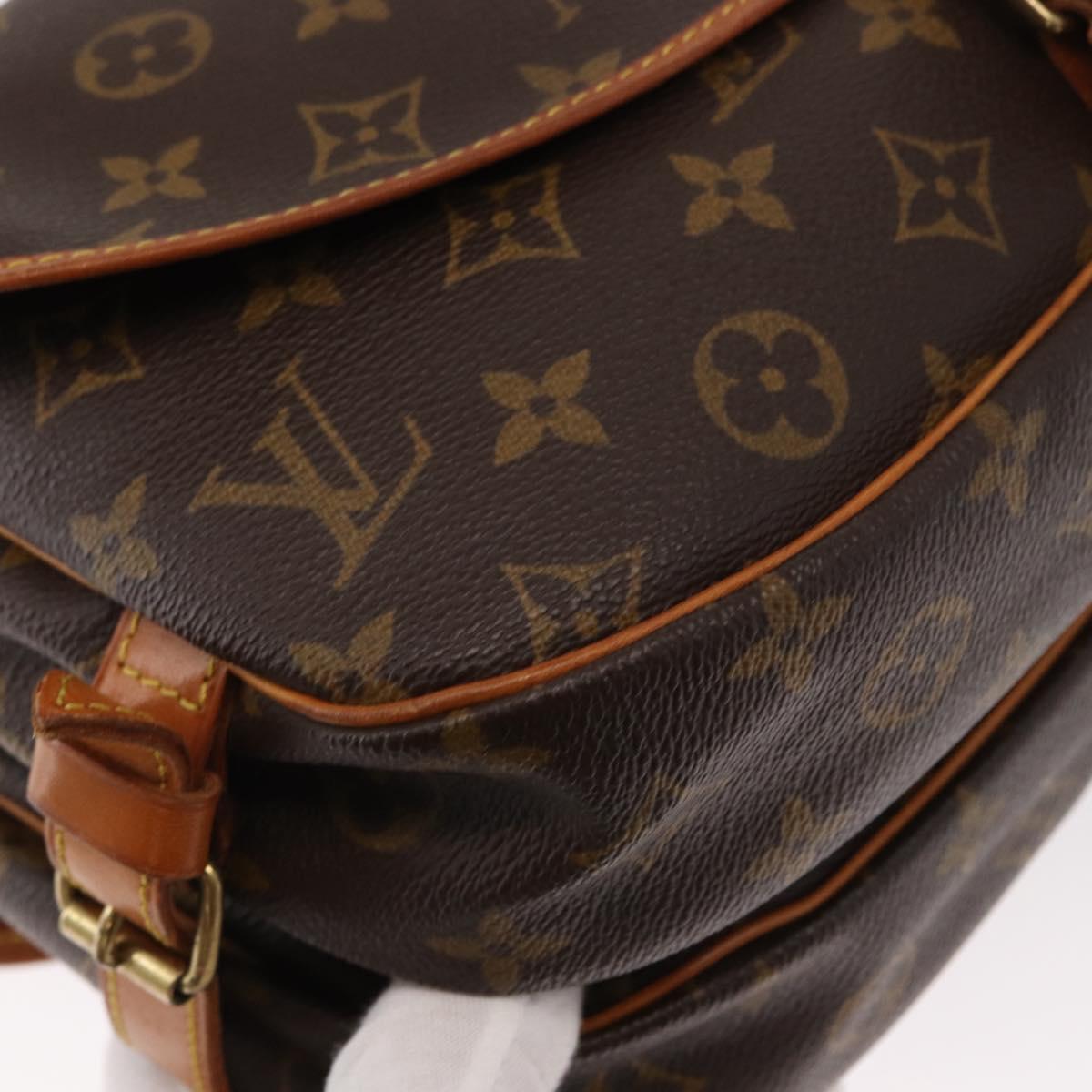 LOUIS VUITTON Monogram Saumur MM Shoulder Bag M40710 LV Auth ep11978
