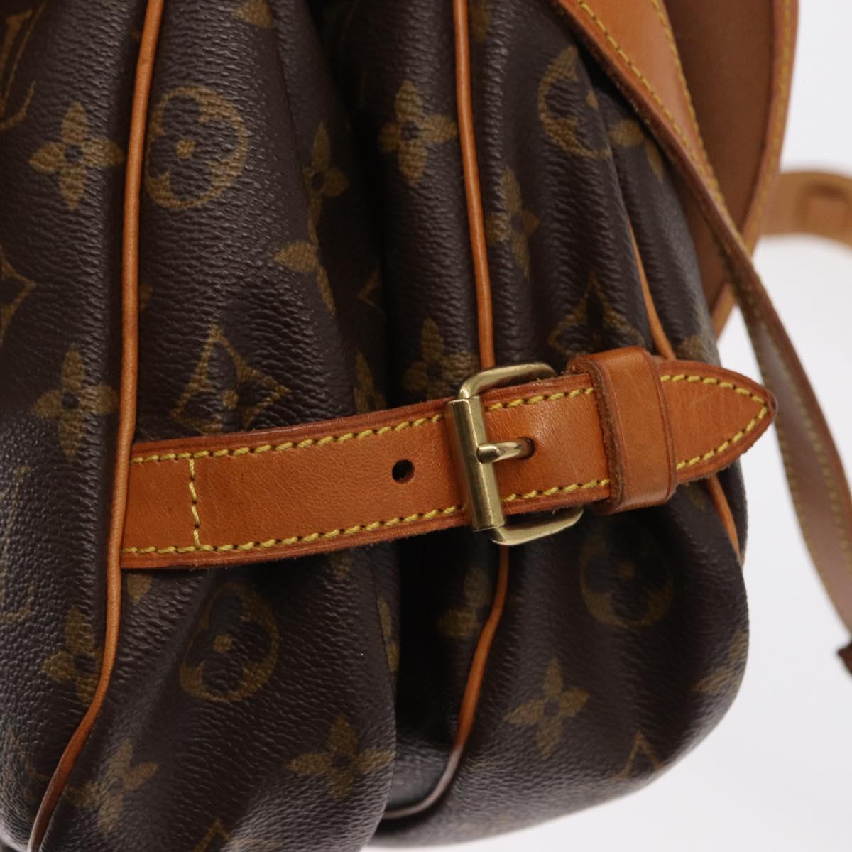 LOUIS VUITTON Monogram Saumur MM Shoulder Bag M40710 LV Auth ep11978