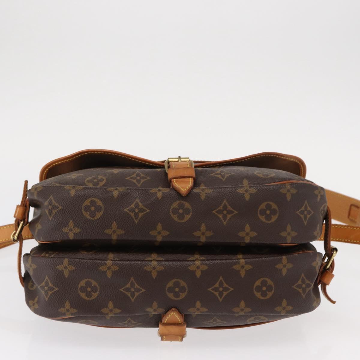 LOUIS VUITTON Monogram Saumur MM Shoulder Bag M40710 LV Auth ep11978