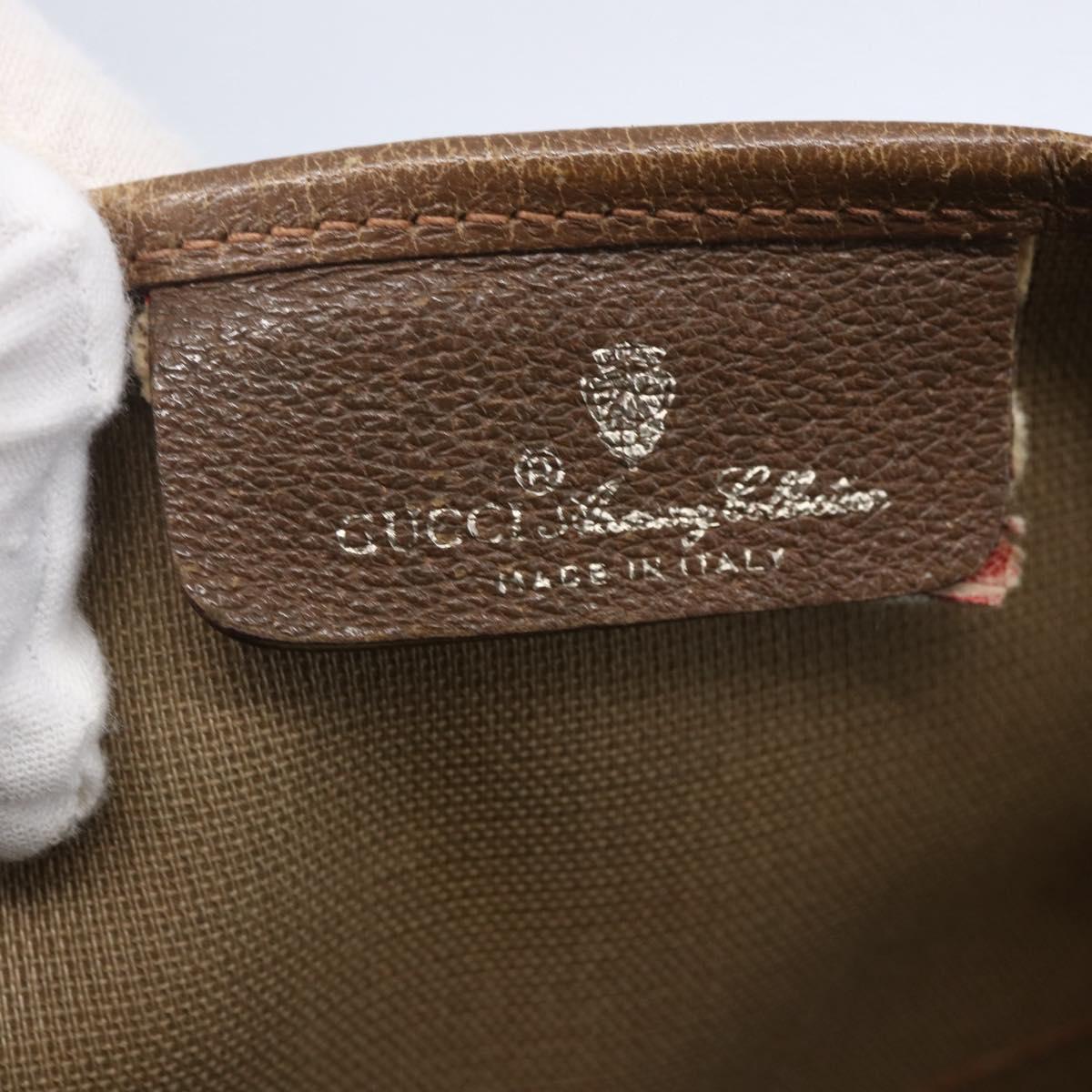 GUCCI GG Supreme Tote Bag PVC Beige Gold 39 02 061 Auth ep11995