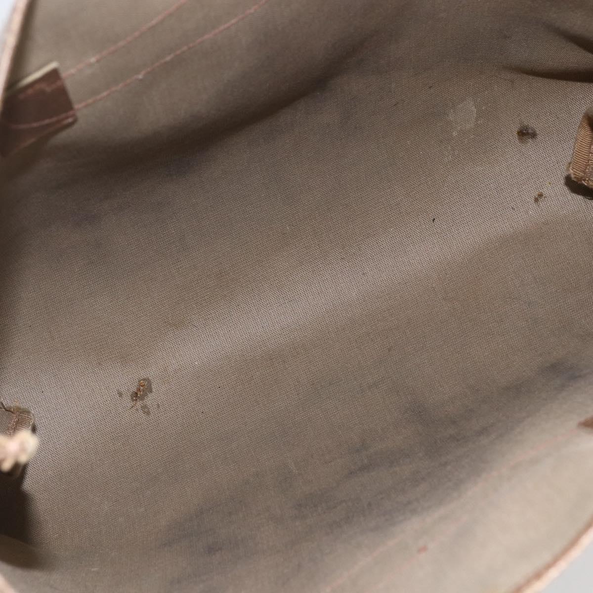 GUCCI GG Supreme Tote Bag PVC Beige Gold 39 02 061 Auth ep11995