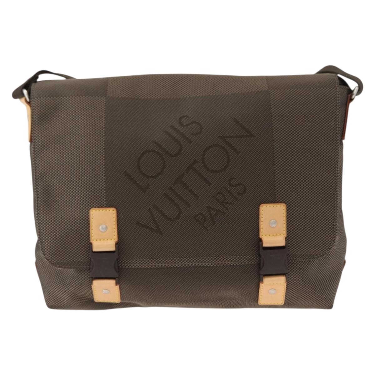 LOUIS VUITTON Damier Geant Roux Shoulder Bag Tail M93077 LV Auth ep12000