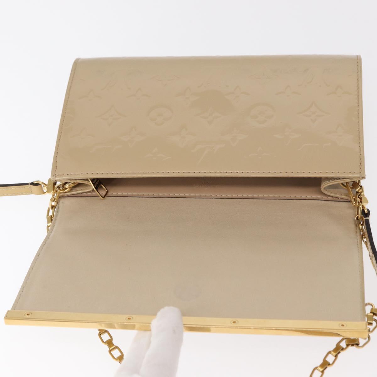 LOUIS VUITTON Monogram Vernis Clutch Ana Clutch Bag Dunne M90194 LV Auth ep12003
