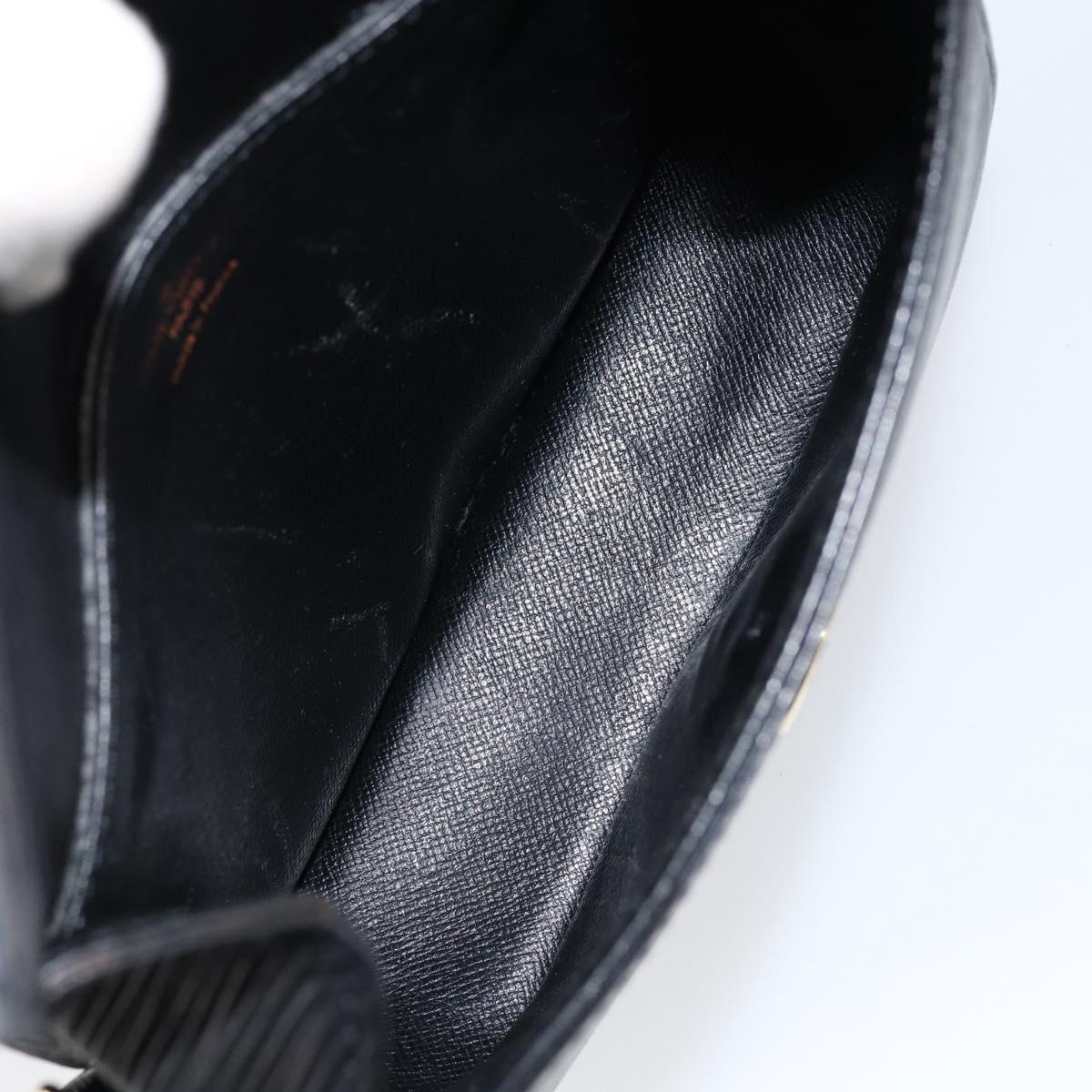 LOUIS VUITTON Epi Saint Cloud PM Shoulder Bag Black M52212 LV Auth ep12006