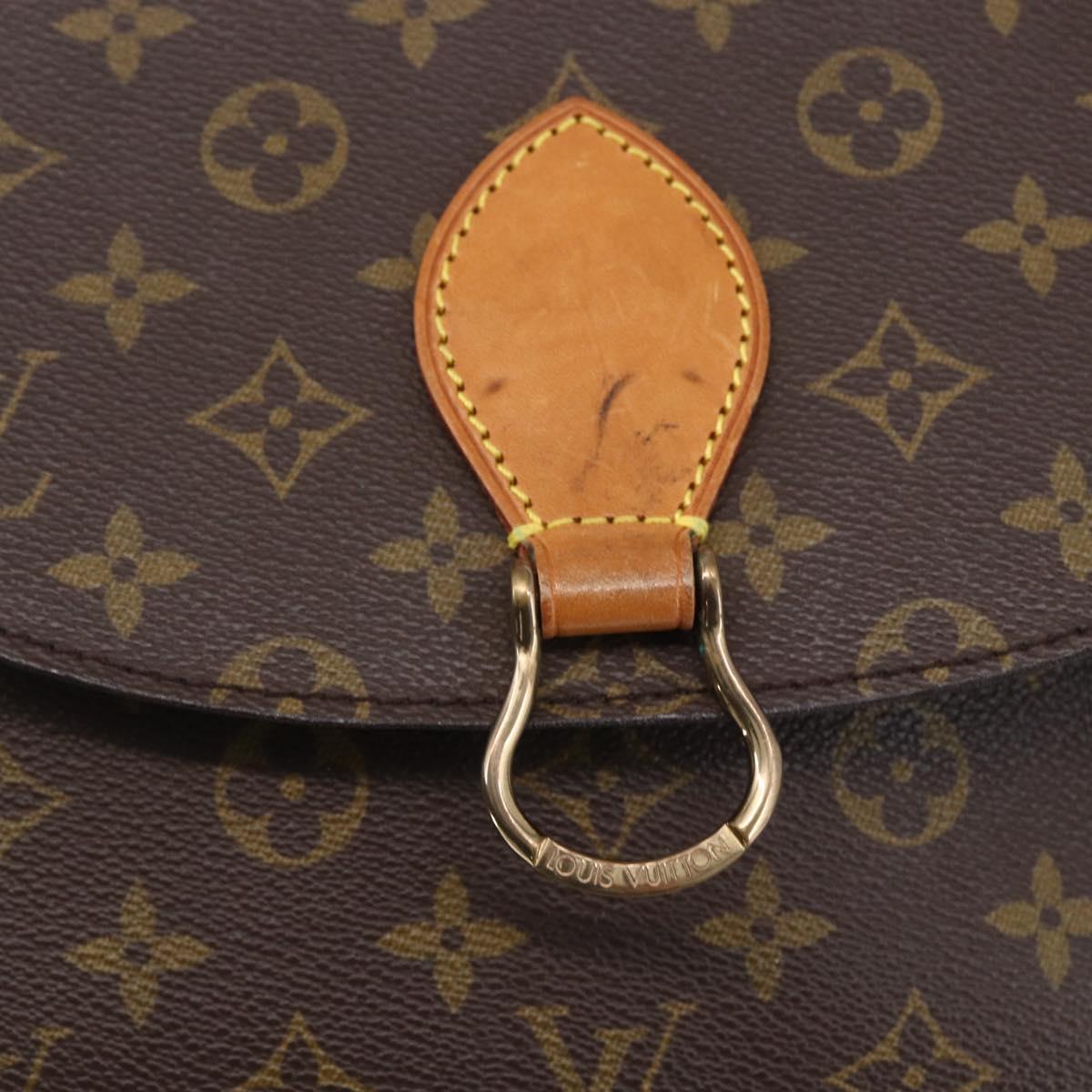 LOUIS VUITTON Monogram Saint Cloud GM Shoulder Bag M51242 LV Auth ep12008