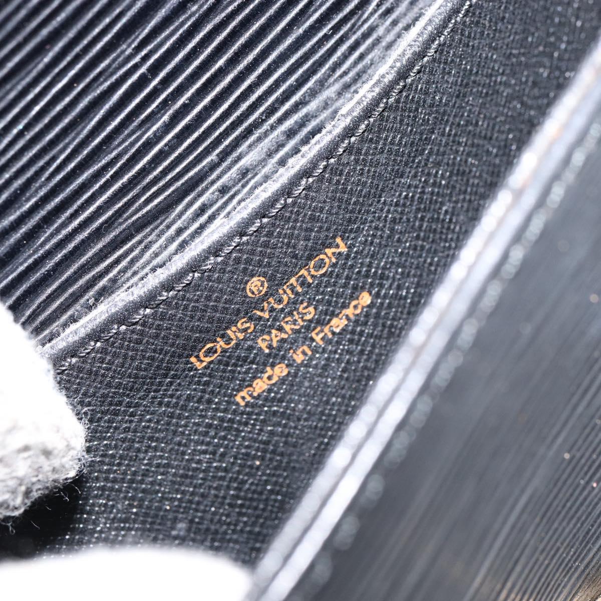 LOUIS VUITTON Epi Saint Cloud PM Shoulder Bag Black M52212 LV Auth ep12009