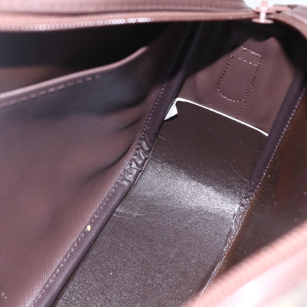 Burberrys Nova Check Shoulder Bag Canvas Beige Gold Auth ep12013