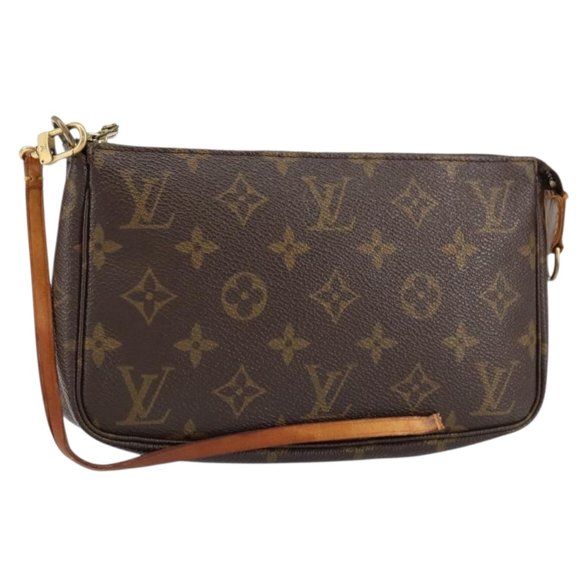 LOUIS VUITTON Monogram Pochette Accessoires Pouch M51980 LV Auth ep12023