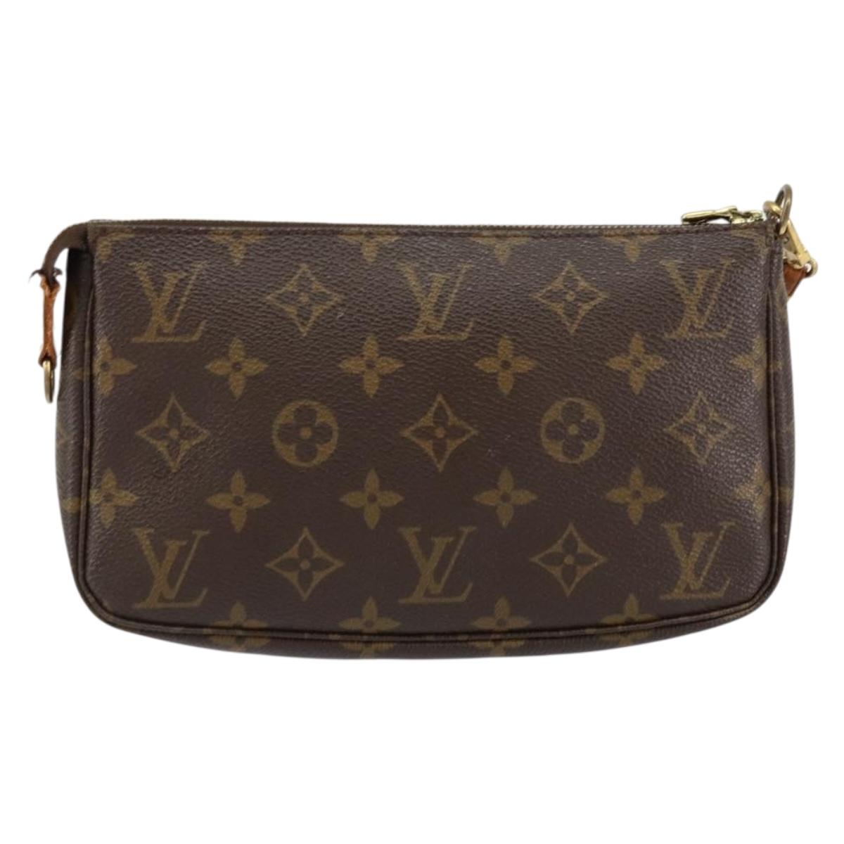 LOUIS VUITTON Monogram Pochette Accessoires Pouch M51980 LV Auth ep12023