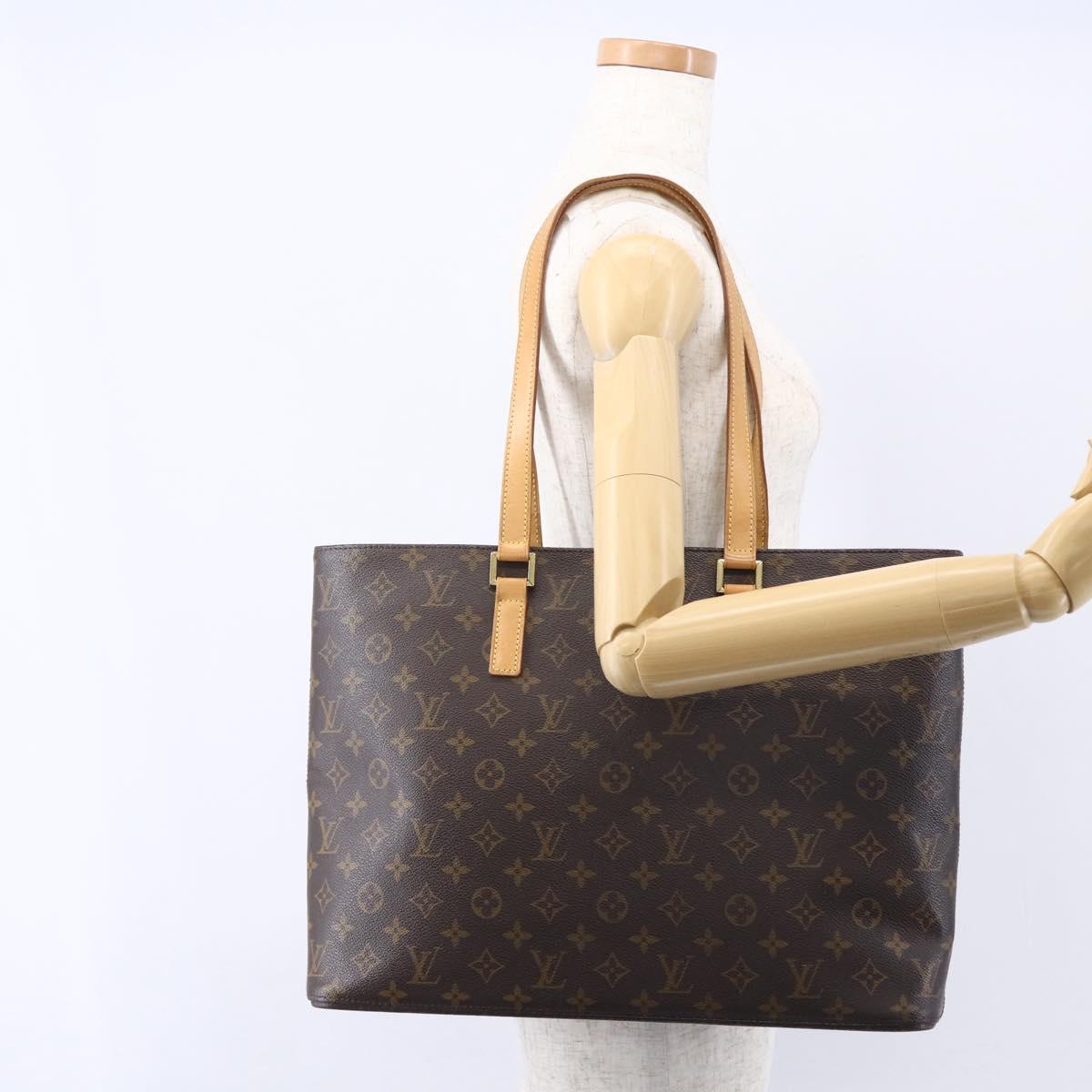 LOUIS VUITTON Monogram Luco Tote Bag M51155 LV Auth ep12024