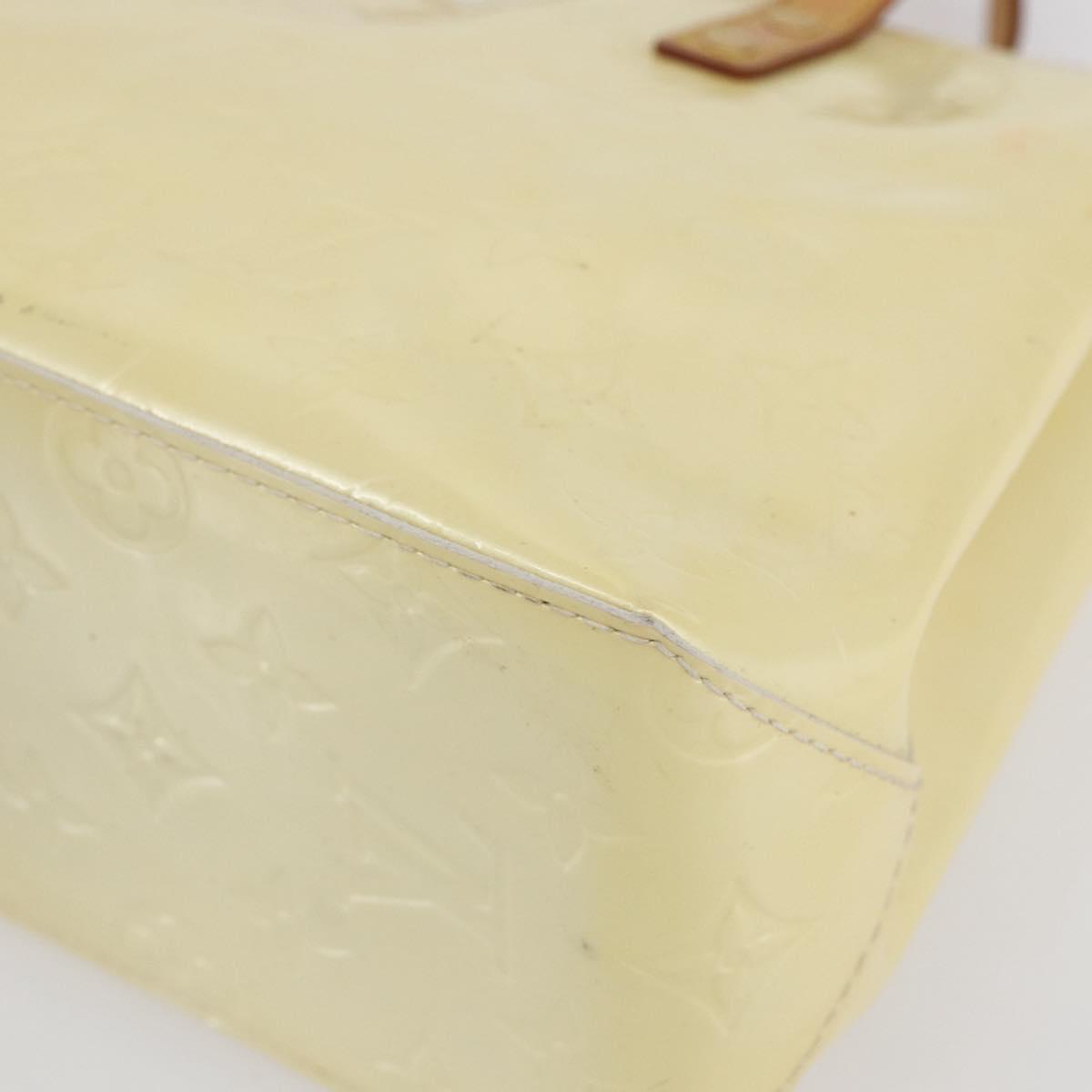 LOUIS VUITTON Monogram Vernis Reade PM Hand Bag Perle M91336 LV Auth ep12031