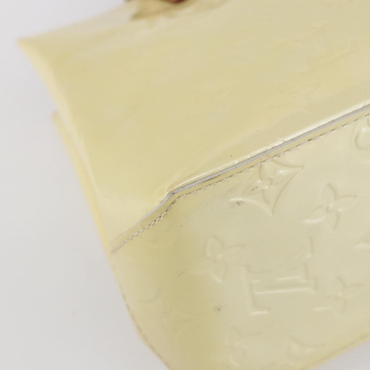 LOUIS VUITTON Monogram Vernis Reade PM Hand Bag Perle M91336 LV Auth ep12031
