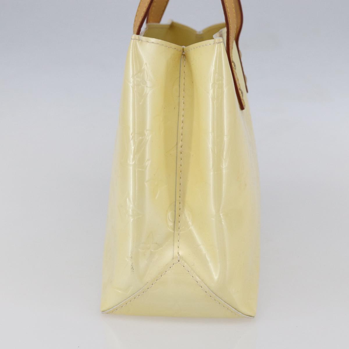 LOUIS VUITTON Monogram Vernis Reade PM Hand Bag Perle M91336 LV Auth ep12031