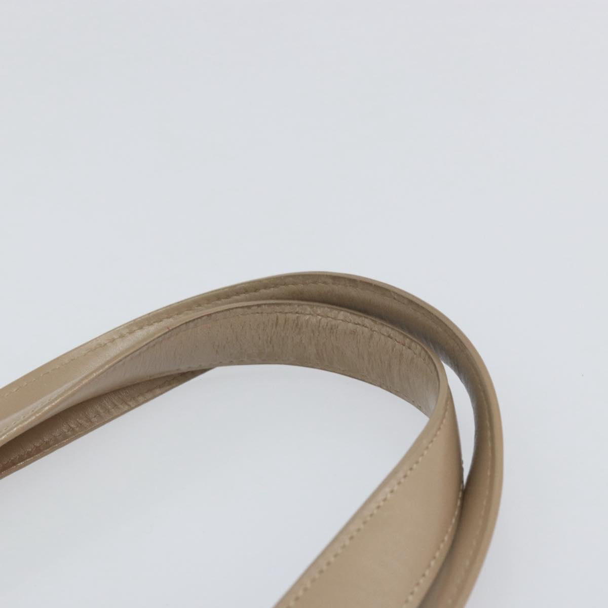 CHANEL New Travel Line Tote Bag Nylon Beige Gold CC Auth ep12037