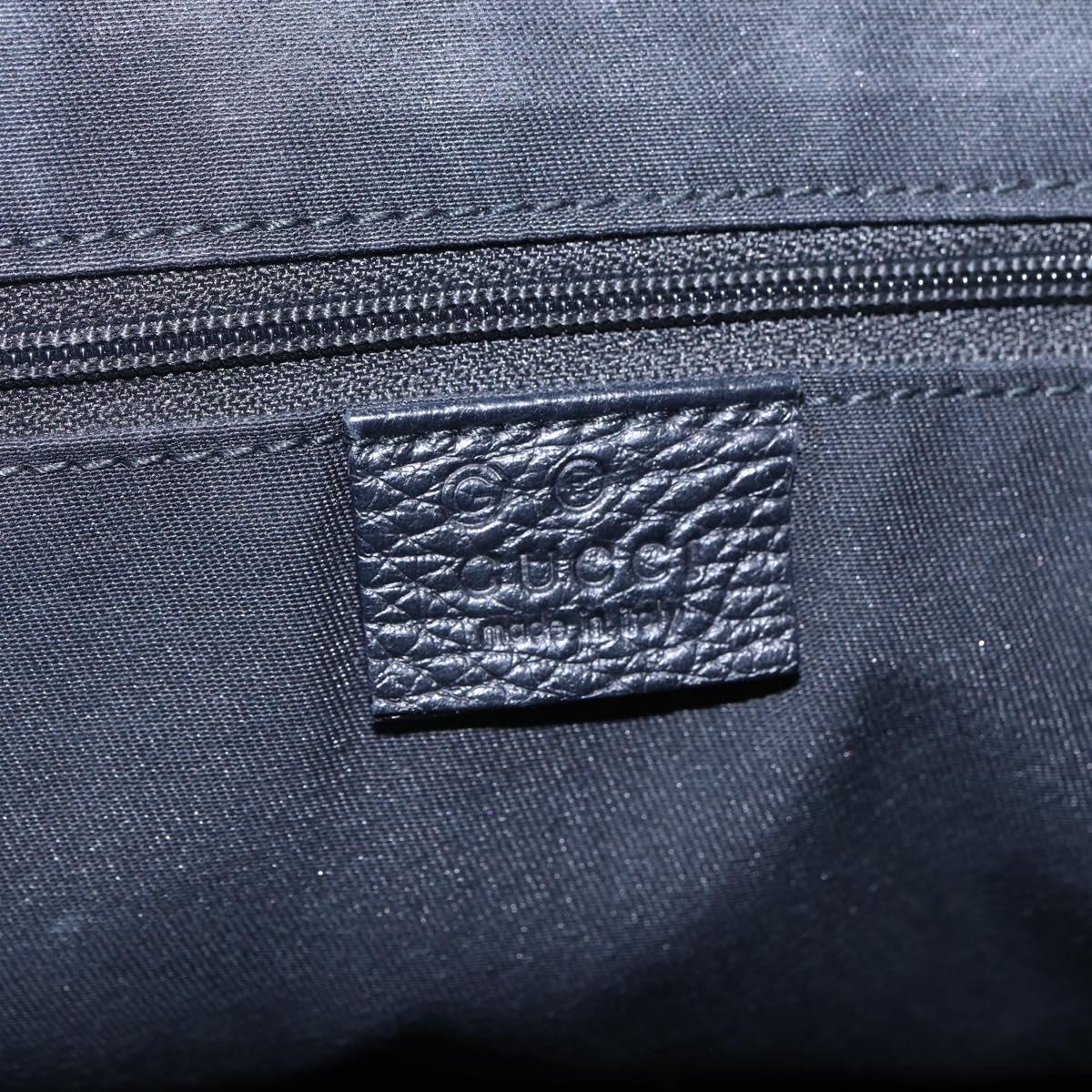 GUCCI GG Canvas Abbey Tote Bag Outlet Black Silver 268640 Auth ep12041