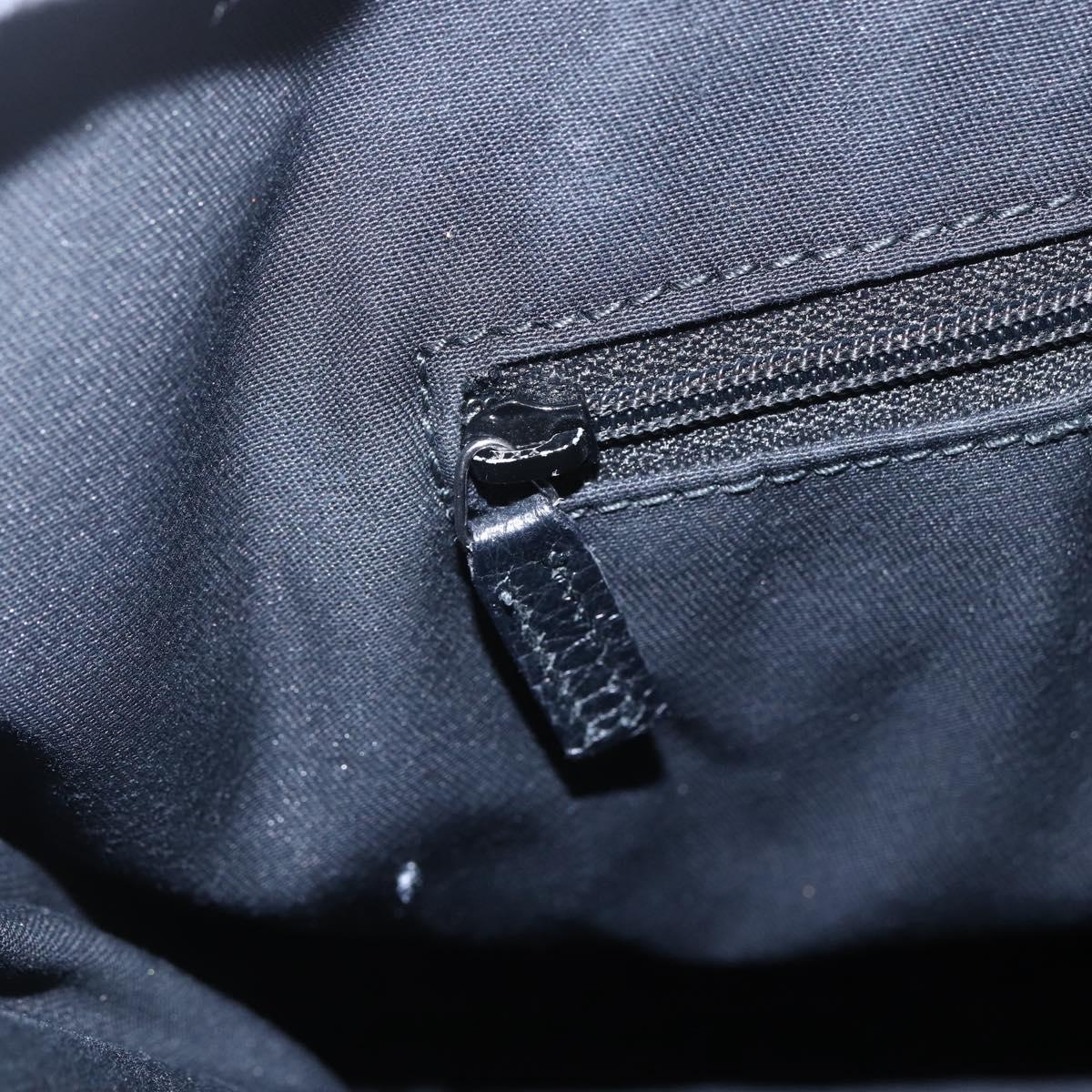 GUCCI GG Canvas Abbey Tote Bag Outlet Black Silver 268640 Auth ep12041